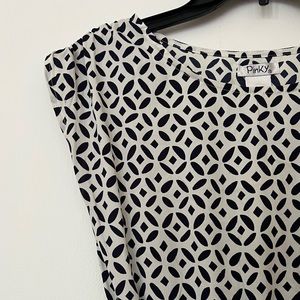 NWT Pinky navy and white dress